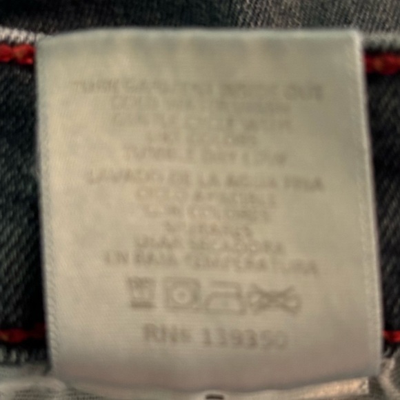 Angry Rabbit Womens Skinny Jeans Sz 30/11 Mid-rise Style Ask366 American made - Picture 7 of 9